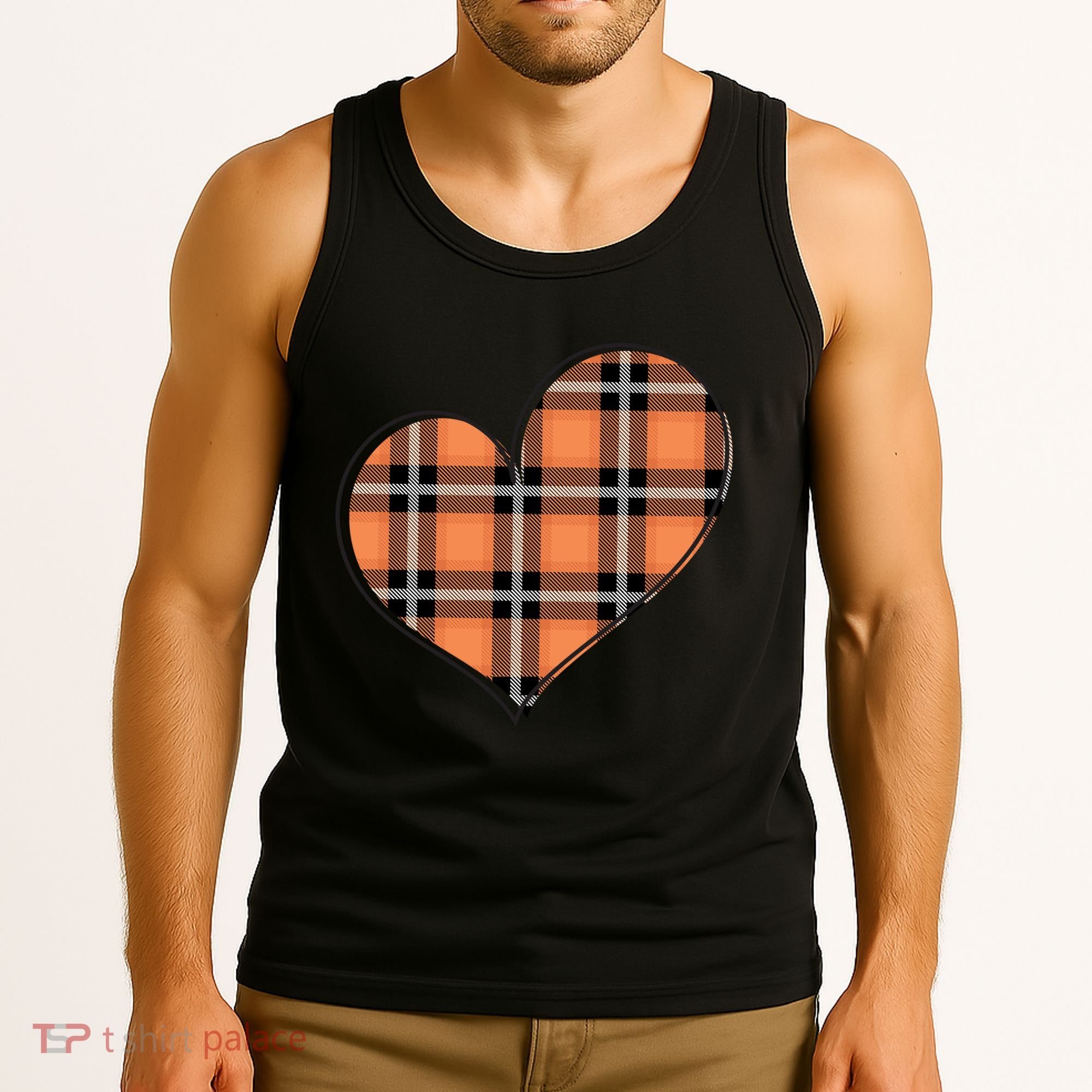 Fall Cute Heart Tank Top