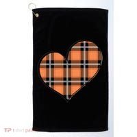 Fall Cute Heart Golf Towel thumb 0