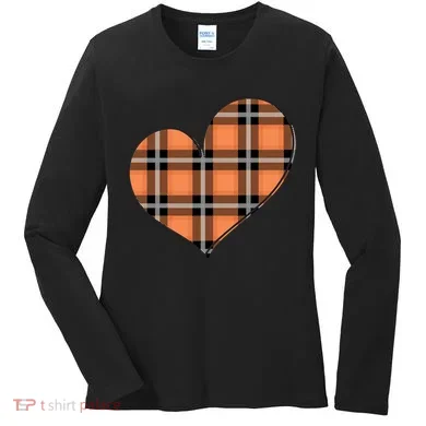 Fall Cute Heart Women's Long Sleeve Shirt
