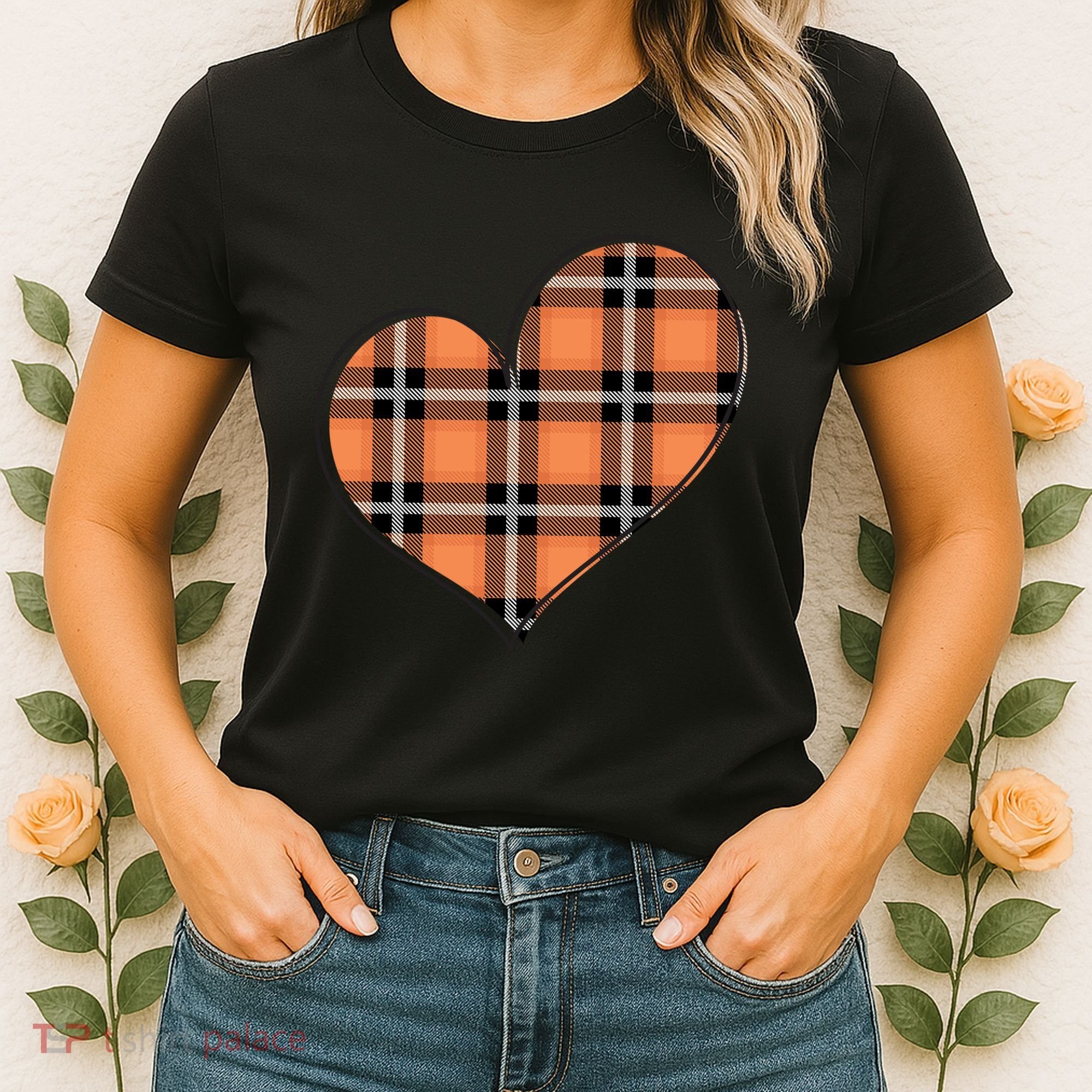 Fall Cute Heart Women's T-Shirt