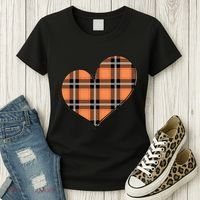 Fall Cute Heart Women's T-Shirt thumb 3