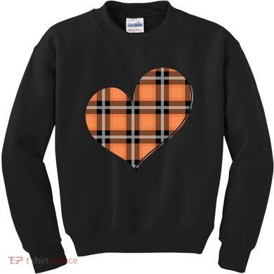 Fall Cute Heart Kids Sweatshirt