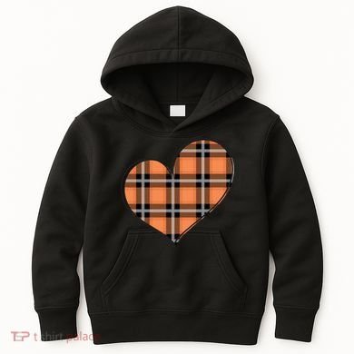 Fall Cute Heart Kids Hoodie