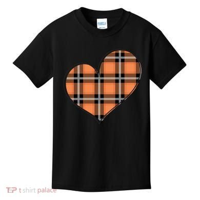 Fall Cute Heart Kids T-Shirt