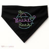 Faded Cocktail Hour Yacht Rock USA-Made Doggie Bandana thumb 0