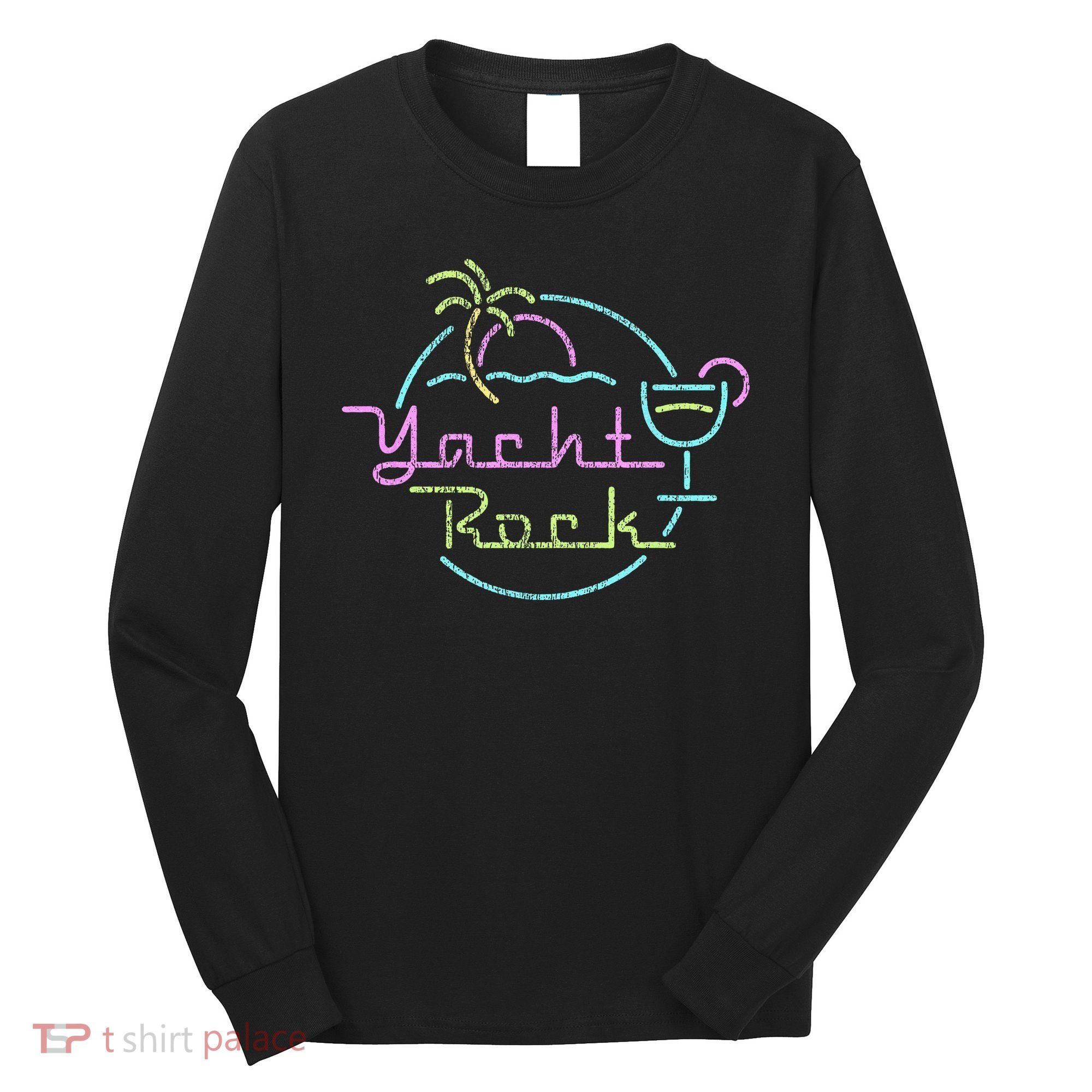 Faded Cocktail Hour Yacht Rock Long Sleeve Shirt
