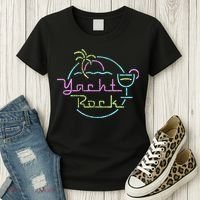 Faded Cocktail Hour Yacht Rock Women's T-Shirt thumb 3