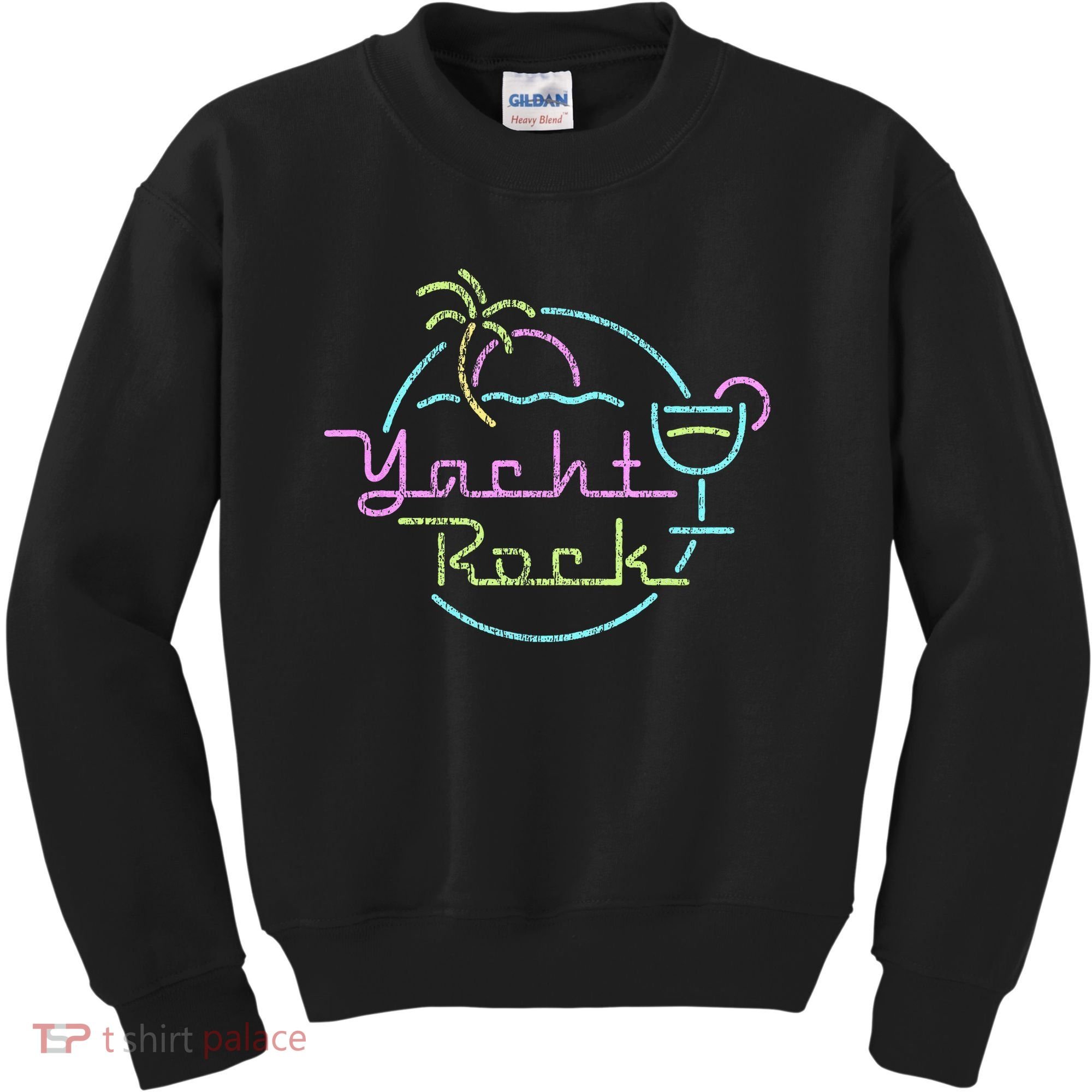 Faded Cocktail Hour Yacht Rock Kids Sweatshirt