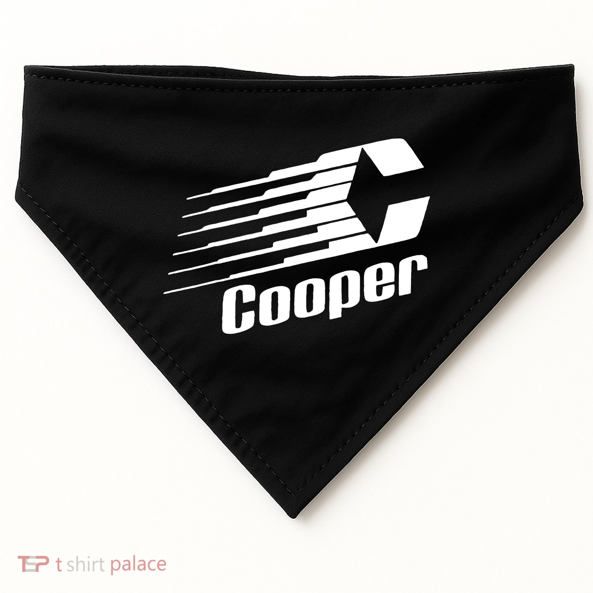 Funny Coopers Hockey Retro Player Sports Lovers USA-Made Doggie Bandana