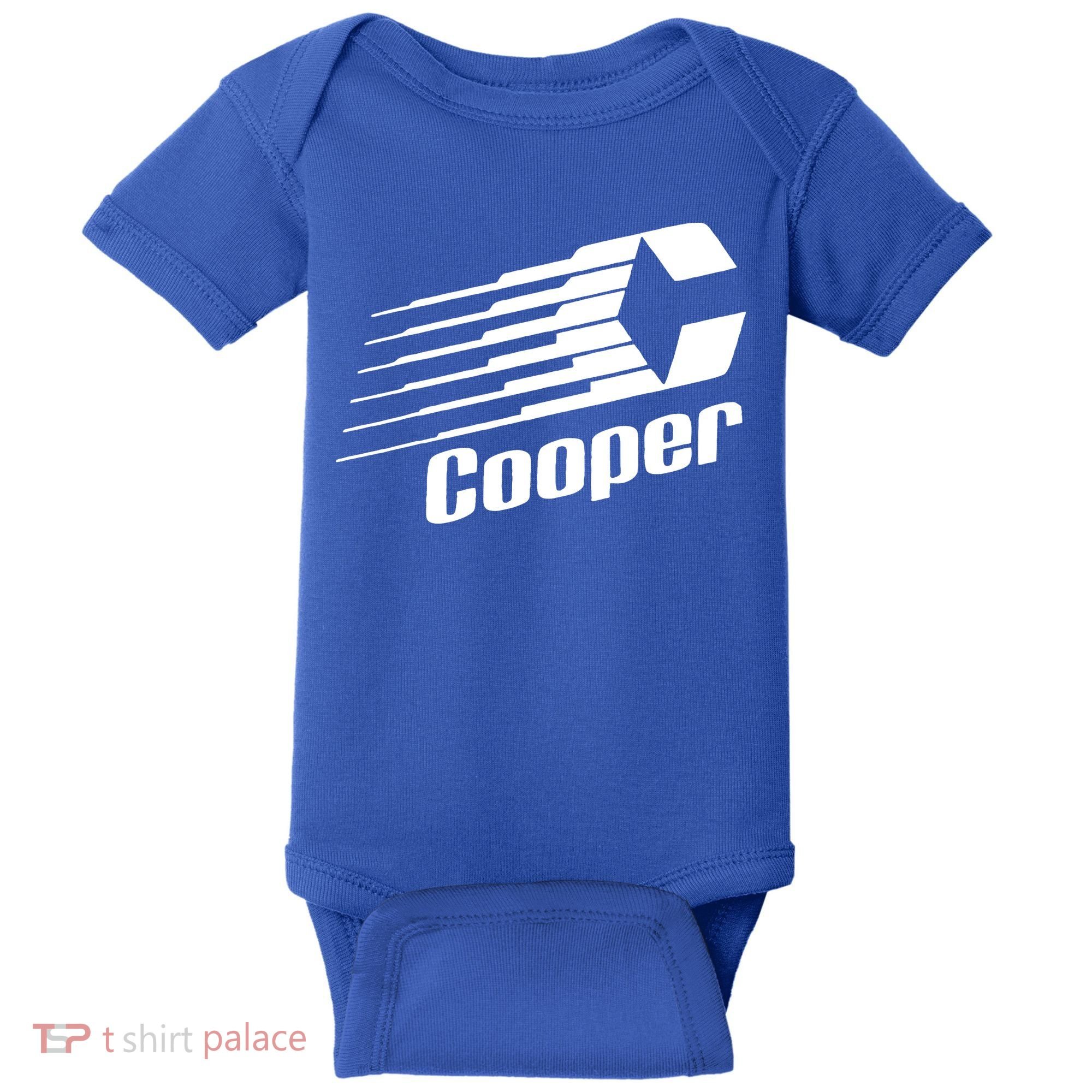 Funny Coopers Hockey Retro Player Sports Lovers Baby Bodysuit