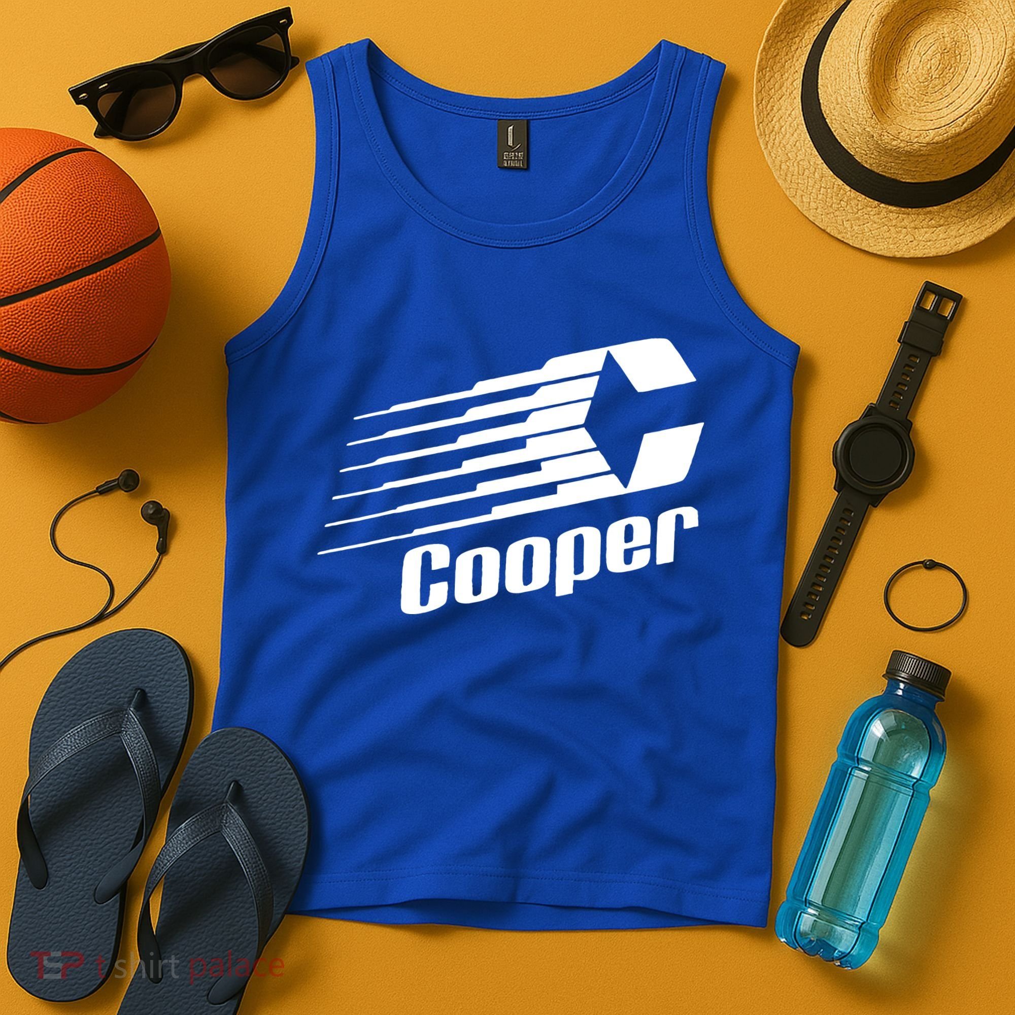 Funny Coopers Hockey Retro Player Sports Lovers Tank Top