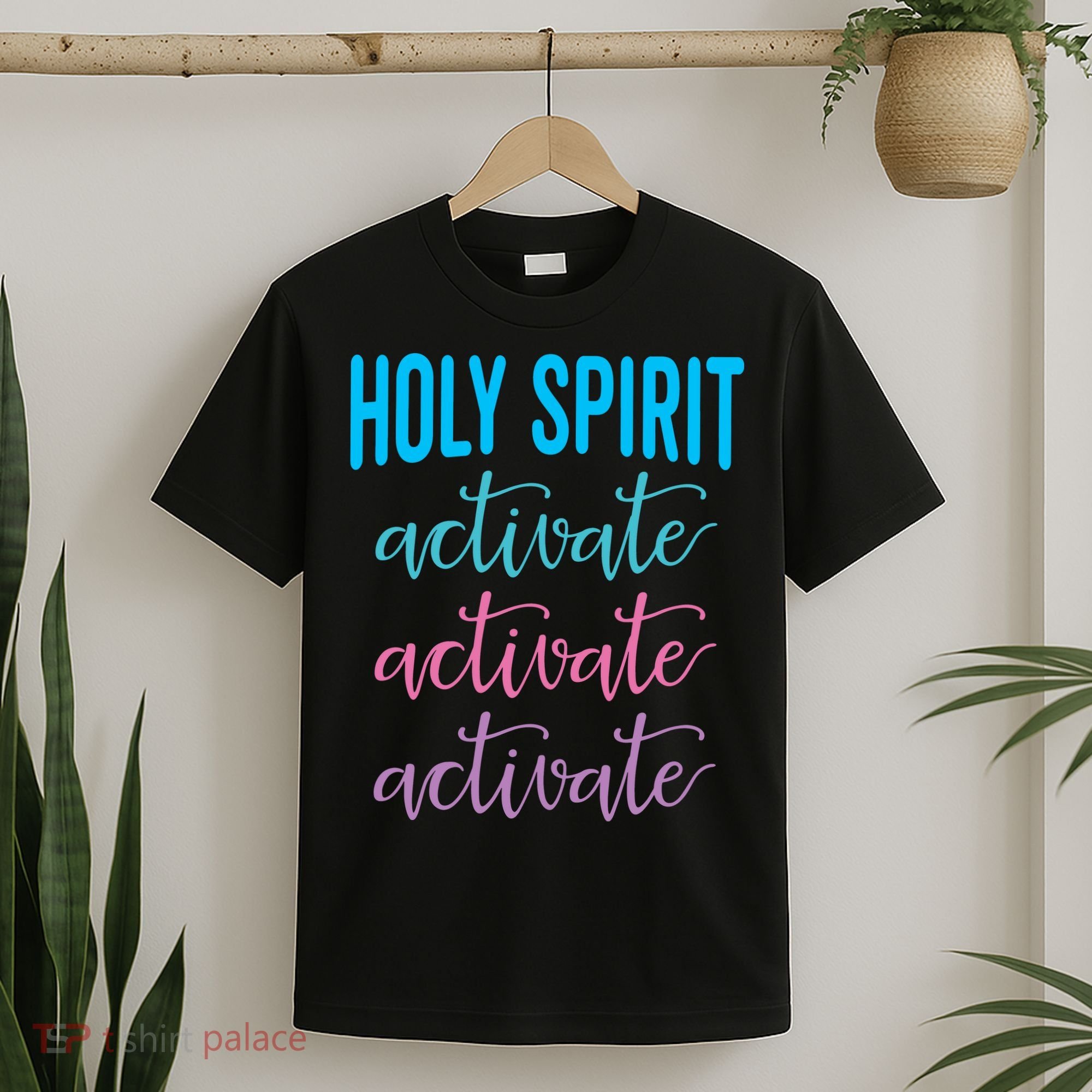 Funny Christian Holy Spirit Activate Religious T-Shirt