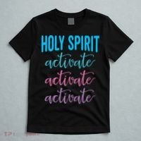 Funny Christian Holy Spirit Activate Religious T-Shirt thumb 5