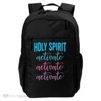 Funny Christian Holy Spirit Activate Religious Backpack thumb 0