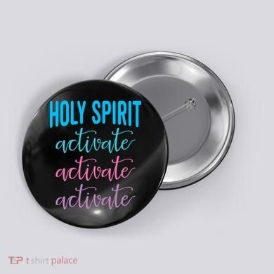 Funny Christian Holy Spirit Activate Religious Button