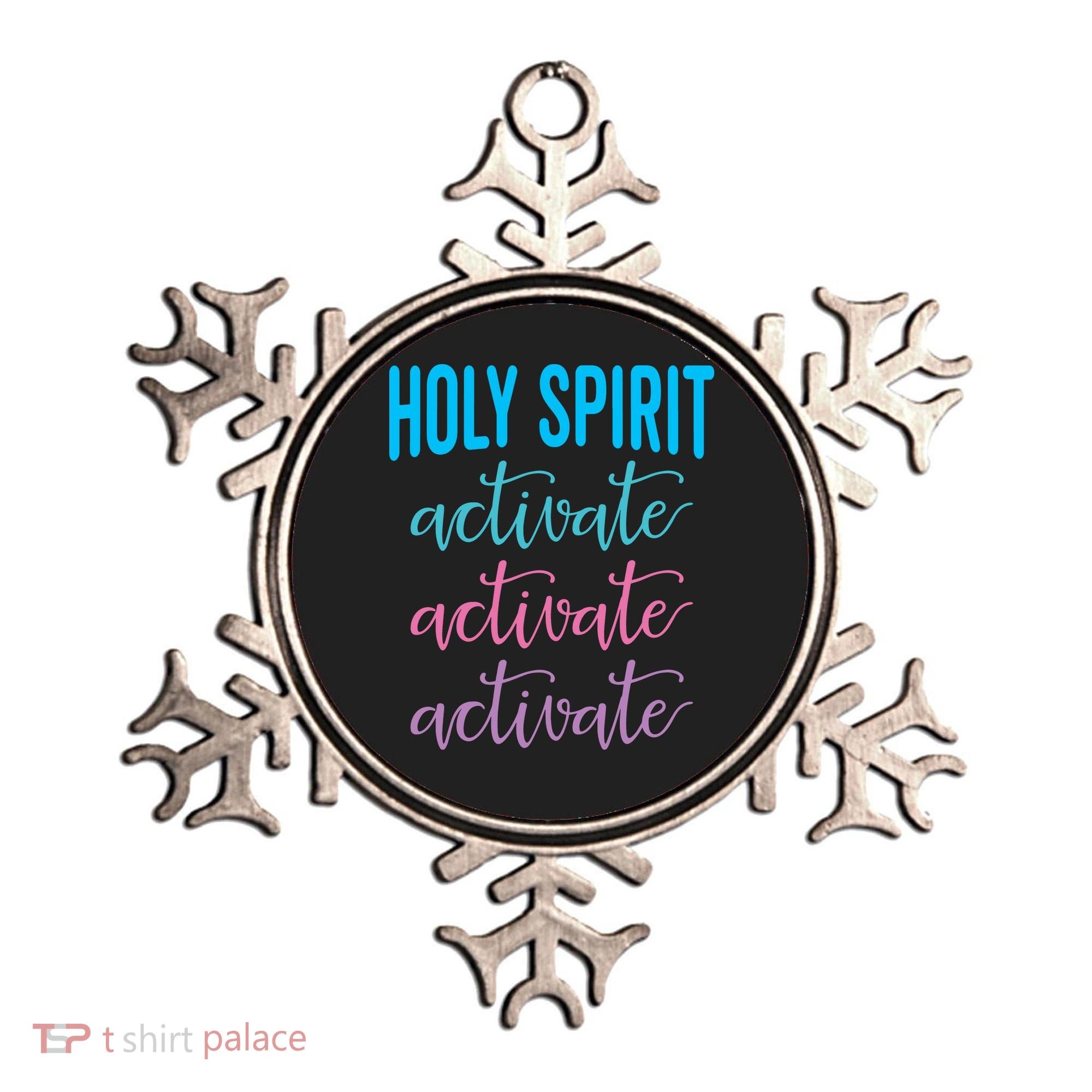 Funny Christian Holy Spirit Activate Religious Ornament