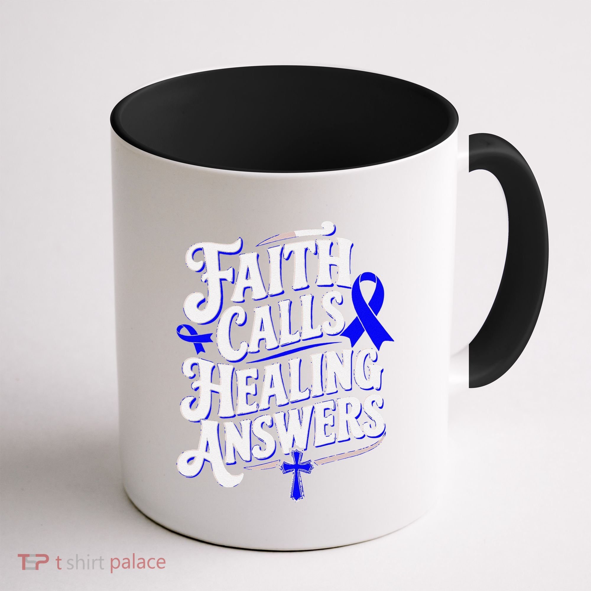 Faith Calls Healing Answers Juvenile Arthritis Awareness Coffee Mug