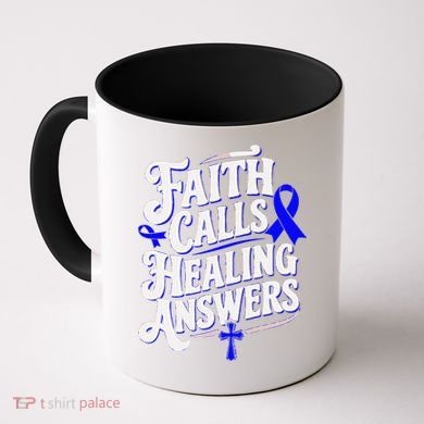 Faith Calls Healing Answers Juvenile Arthritis Awareness Coffee Mug