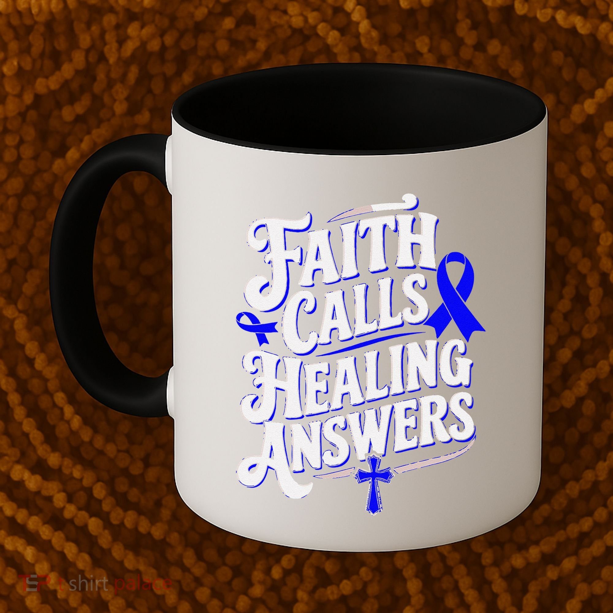 Faith Calls Healing Answers Juvenile Arthritis Awareness Coffee Mug