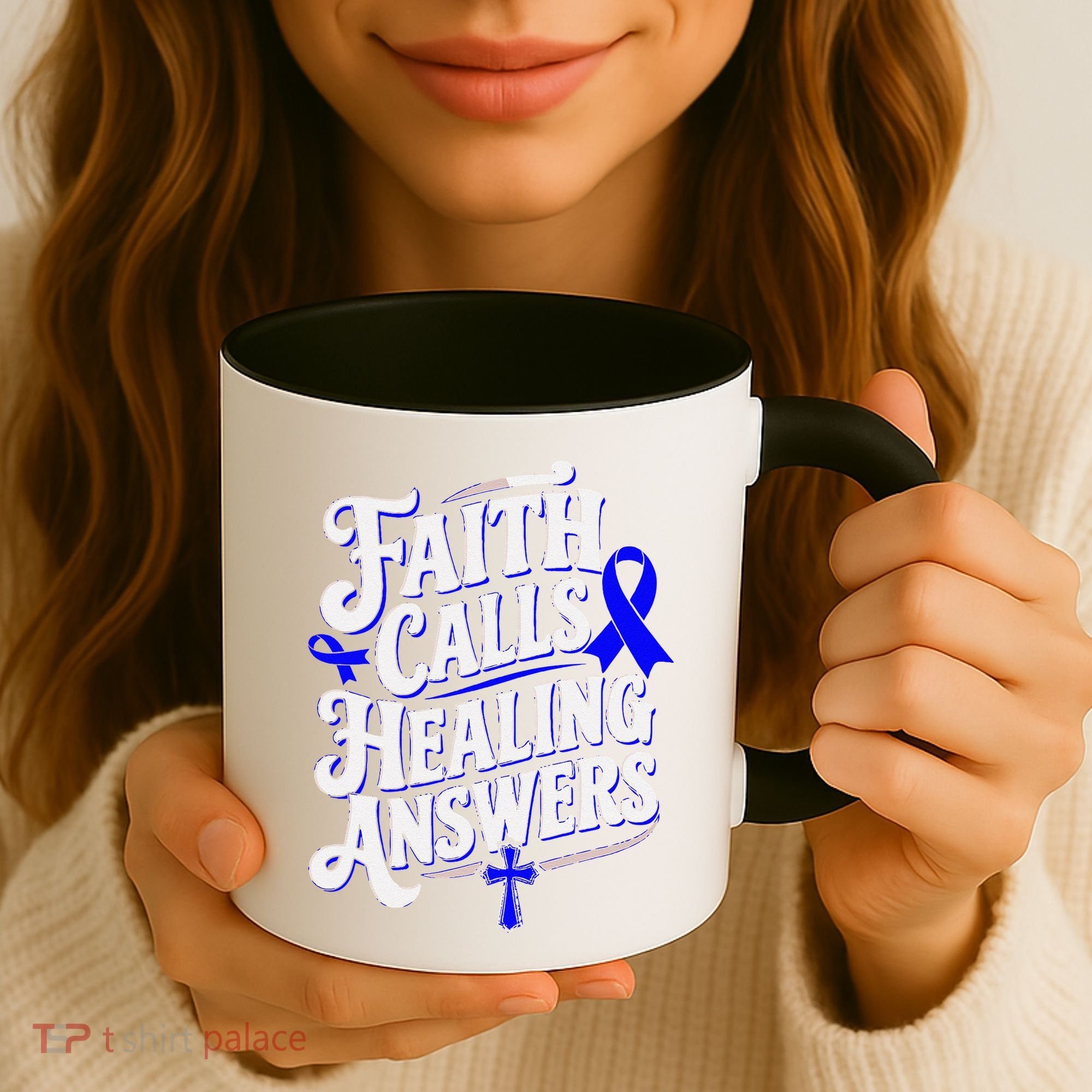Faith Calls Healing Answers Juvenile Arthritis Awareness Coffee Mug
