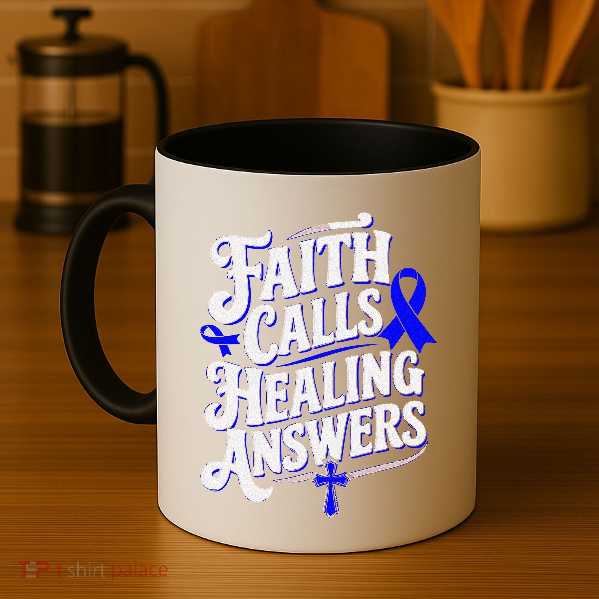 Faith Calls Healing Answers Juvenile Arthritis Awareness Coffee Mug