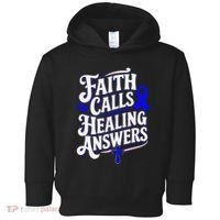 Faith Calls Healing Answers Juvenile Arthritis Awareness Toddler Hoodie thumb 0