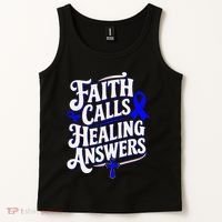 Faith Calls Healing Answers Juvenile Arthritis Awareness Tank Top thumb 2
