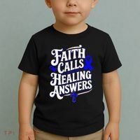 Faith Calls Healing Answers Juvenile Arthritis Awareness Toddler T-Shirt thumb 2