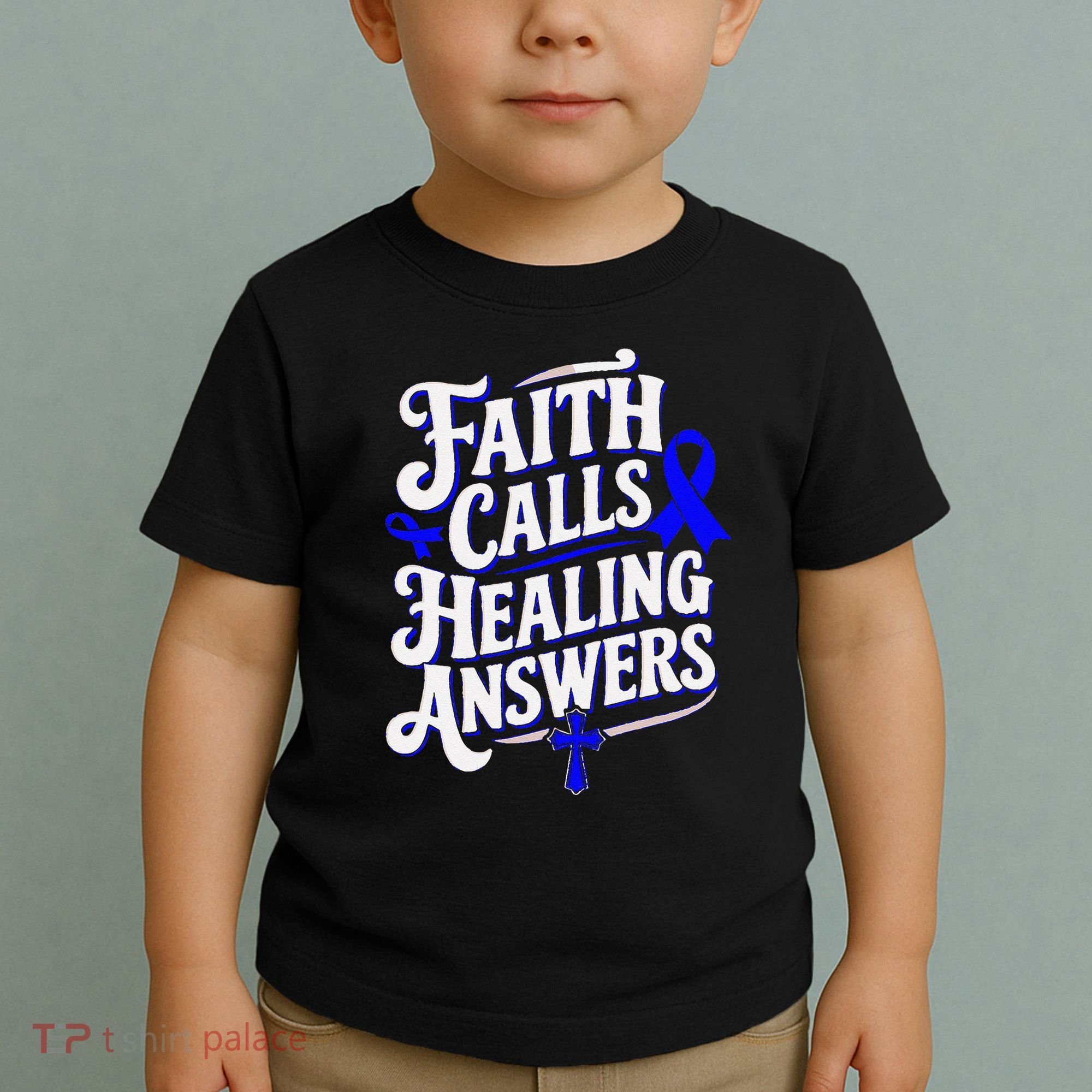 Faith Calls Healing Answers Juvenile Arthritis Awareness Toddler T-Shirt