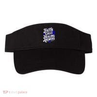 Faith Calls Healing Answers Juvenile Arthritis Awareness Visor thumb 0
