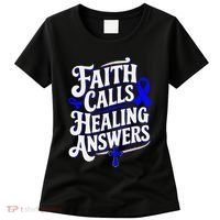 Faith Calls Healing Answers Juvenile Arthritis Awareness Women's T-Shirt thumb 0
