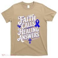 Faith Calls Healing Answers Juvenile Arthritis Awareness T-Shirt thumb 0