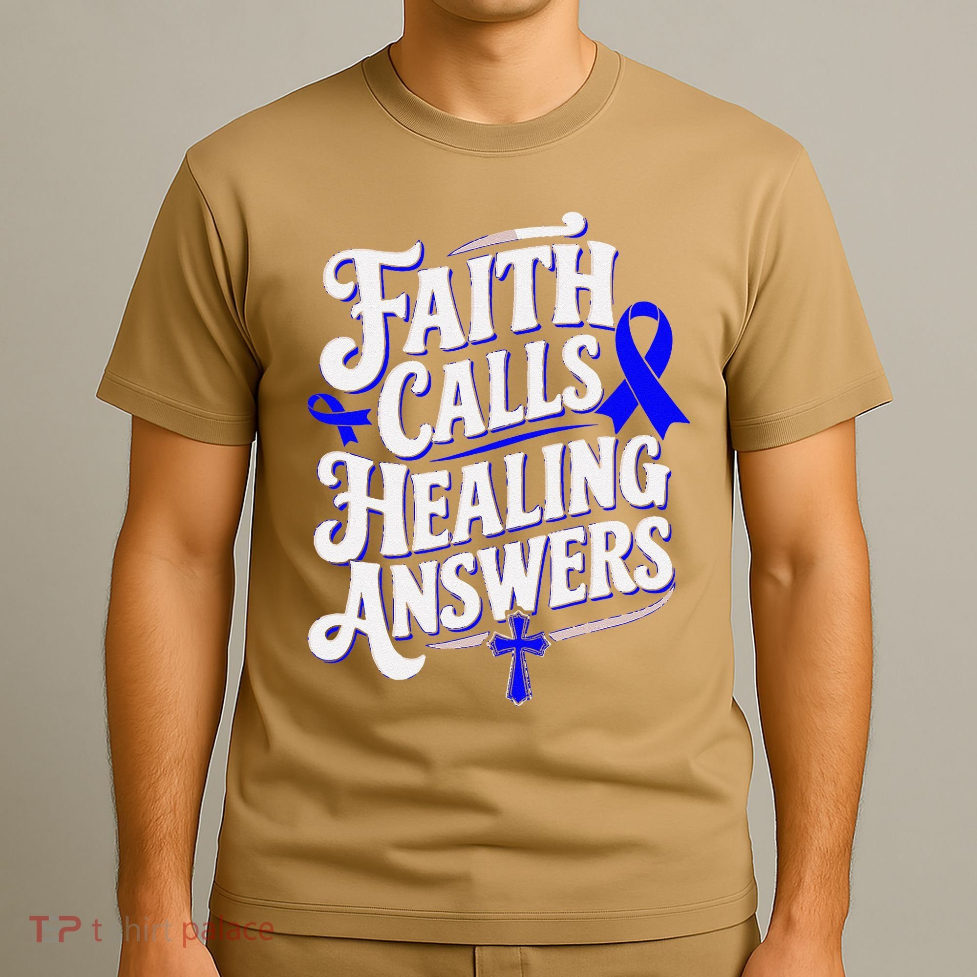 Faith Calls Healing Answers Juvenile Arthritis Awareness T-Shirt