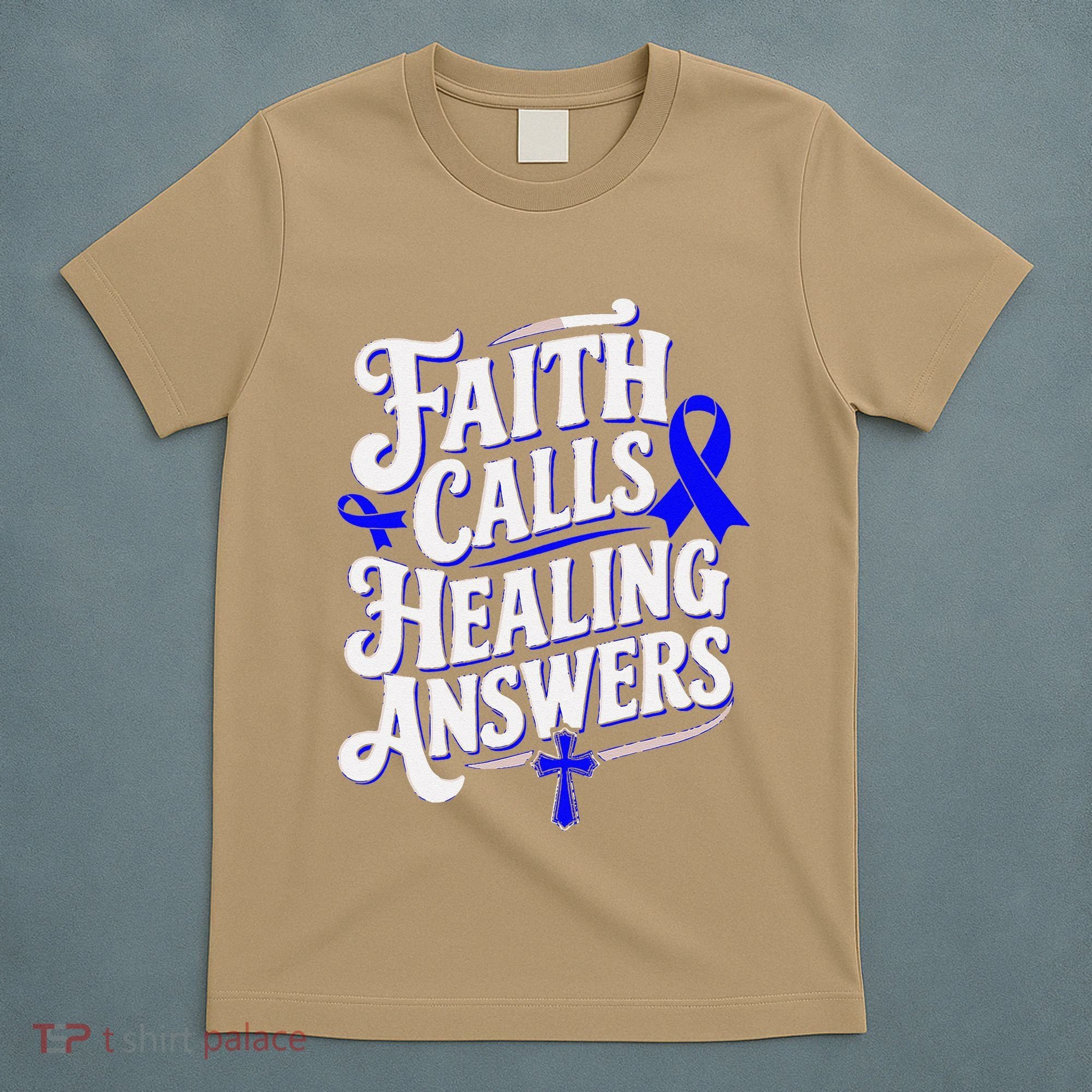 Faith Calls Healing Answers Juvenile Arthritis Awareness T-Shirt