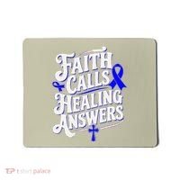Faith Calls Healing Answers Juvenile Arthritis Awareness Mousepad thumb 0