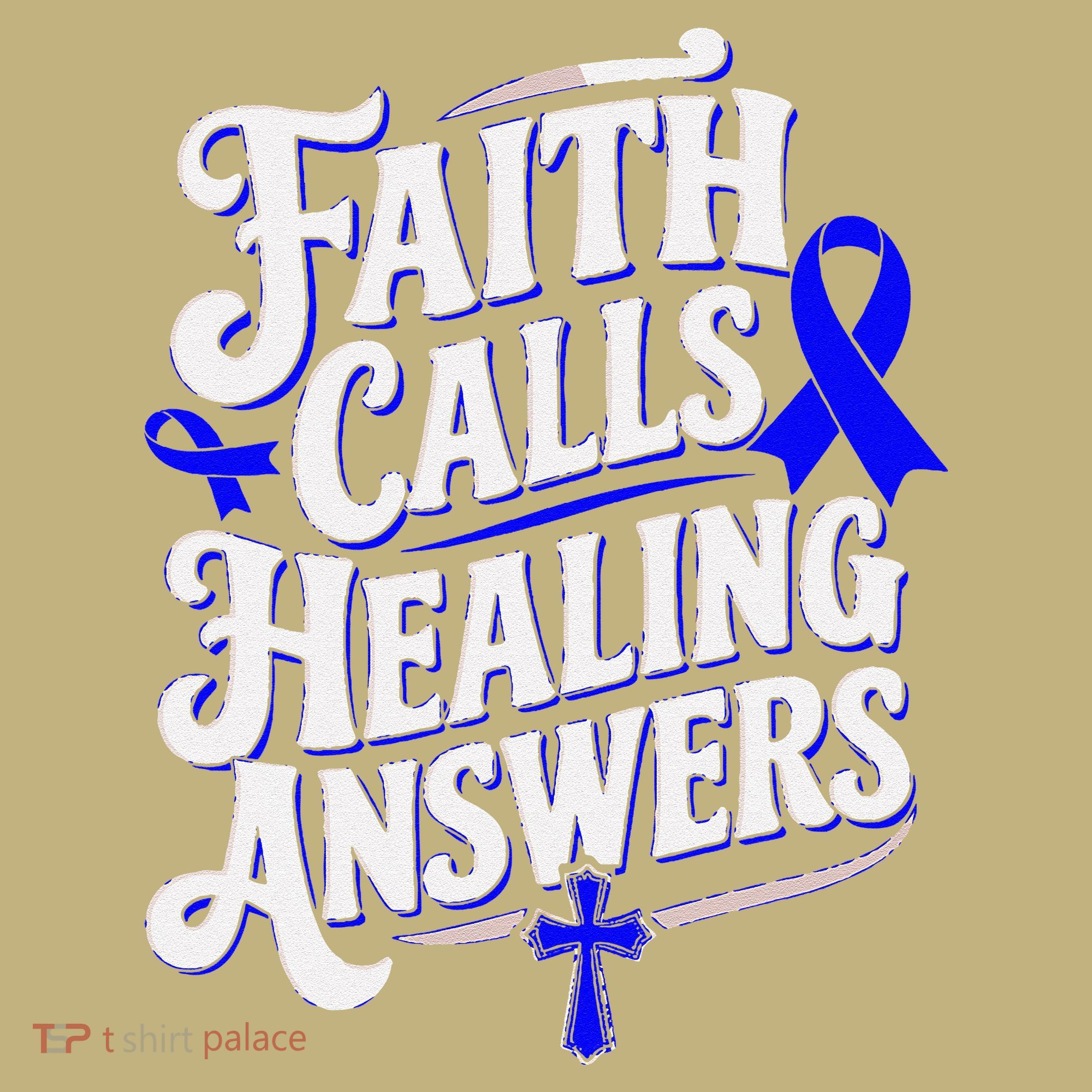 Faith Calls Healing Answers Juvenile Arthritis Awareness Mousepad