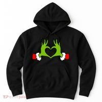 Funny Christmas Hands Making Heart Love Christmas Hoodie thumb 0