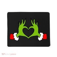 Funny Christmas Hands Making Heart Love Christmas Mousepad thumb 0