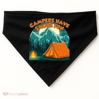 Funny Campers Have S'More Fun USA-Made Doggie Bandana thumb 0
