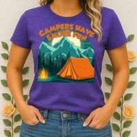 Funny Campers Have S'More Fun Women's T-Shirt thumb 2