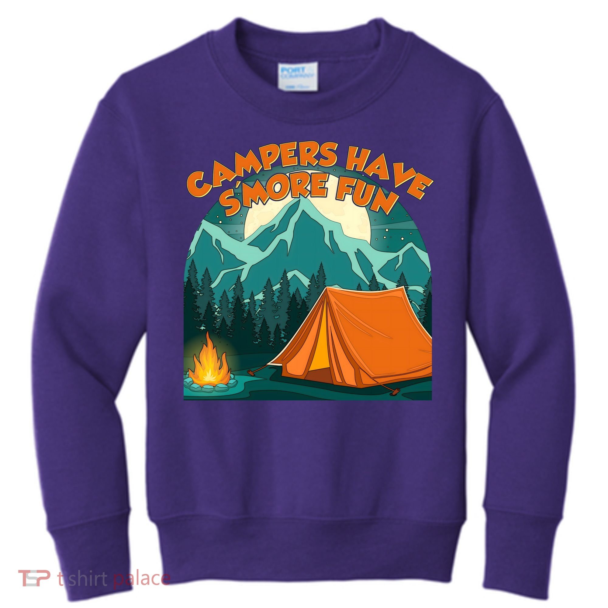 Funny Campers Have S'More Fun Kids Sweatshirt