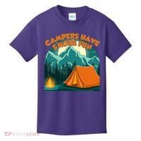 Funny Campers Have S'More Fun Kids T-Shirt thumb 0