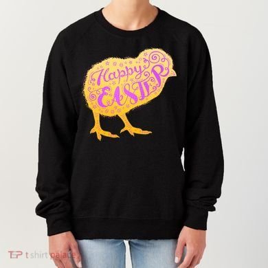 Funny Cute Happy Easter Chick Women's Sweatshirt