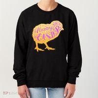 Funny Cute Happy Easter Chick Women's Sweatshirt thumb 0