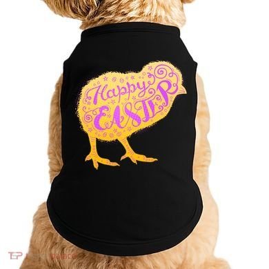 Funny Cute Happy Easter Chick Doggie Tank