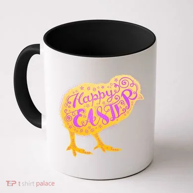 Funny Cute Happy Easter Chick Coffee Mug