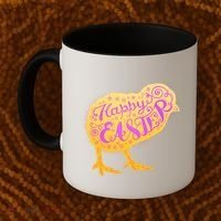 Funny Cute Happy Easter Chick Coffee Mug thumb 2