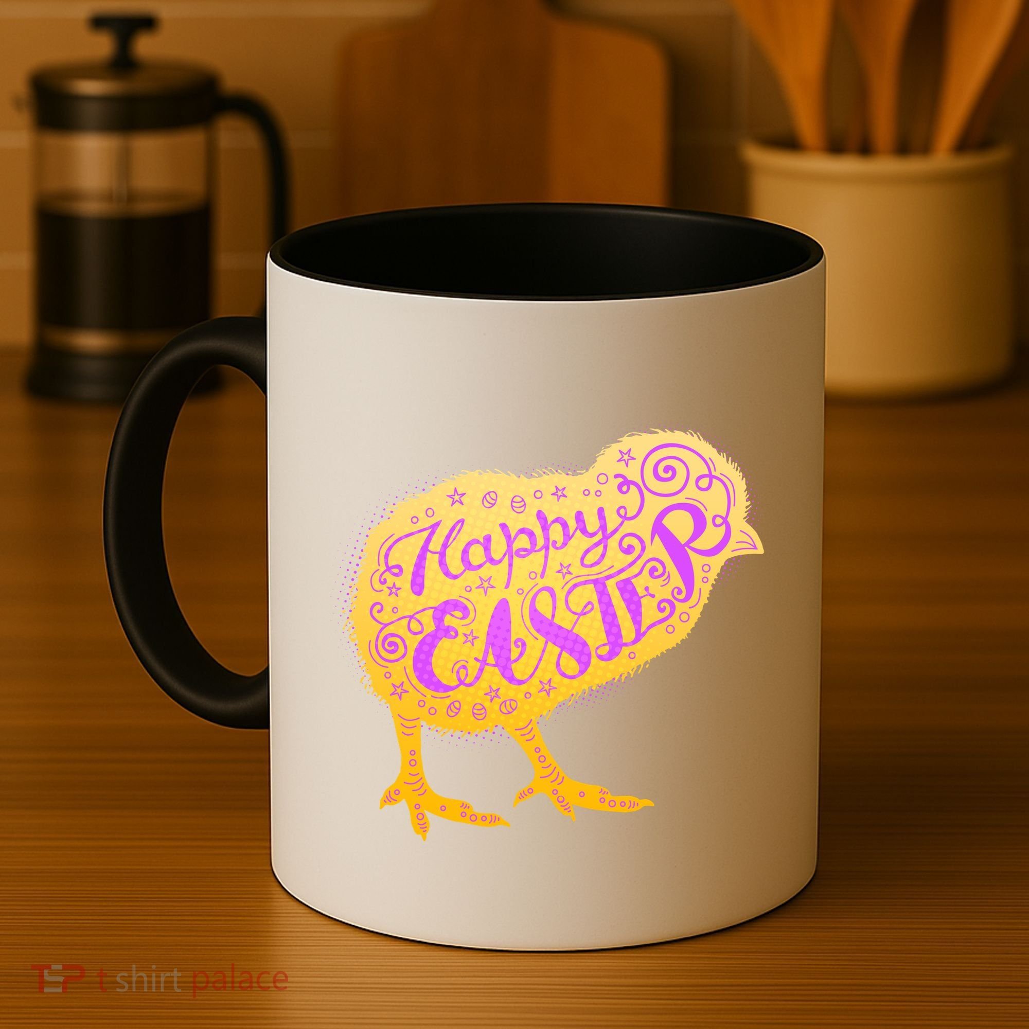 Funny Cute Happy Easter Chick Coffee Mug