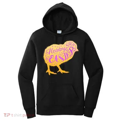 Funny Cute Happy Easter Chick Women's Hoodie