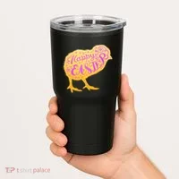 Funny Cute Happy Easter Chick Tumbler thumb 2